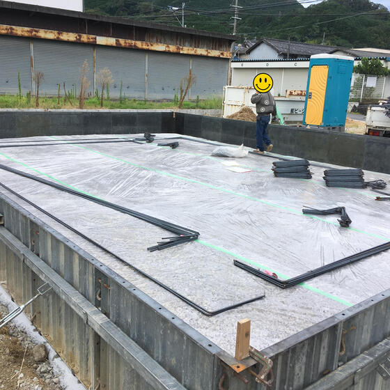 【香芝市穴虫】基礎の配筋工事が始まりました