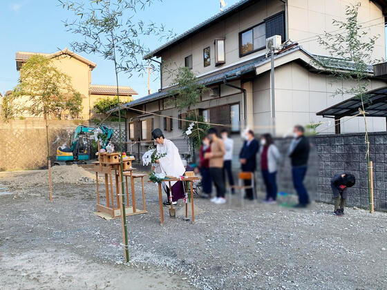 【香芝市注文住宅】地鎮祭を執り行いました