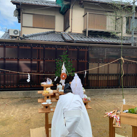 【田原本町】地鎮祭に参列しました