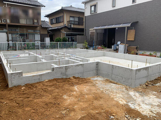 【田原本町】基礎工事と水道仕込み工事が完了しました