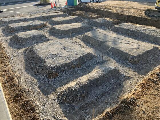 【香芝市】基礎の工事が始まりました