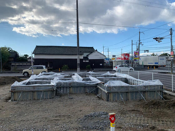 【田原本町】基礎のコンクリート養生