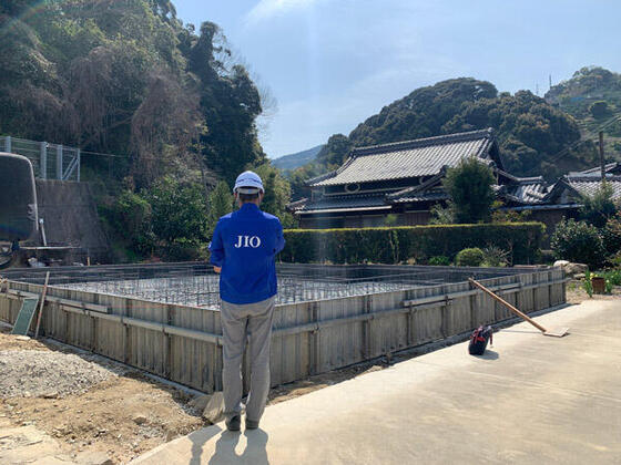 【海南市】基礎の配筋検査に合格しました