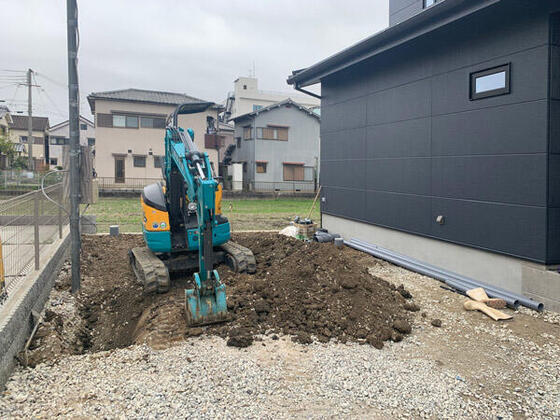 【橿原市】外部水道工事を進めます