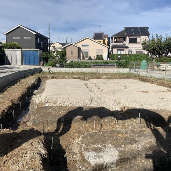 【香芝市】基礎工事に着工しました