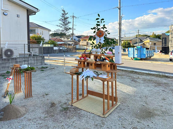 【香芝市】地鎮祭に参列しました