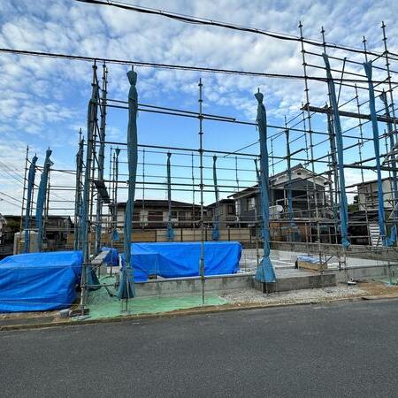 【橿原市注文住宅】先行足場を行いました