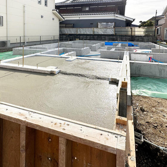 【橿原市】基礎工事が進んでいます⑥