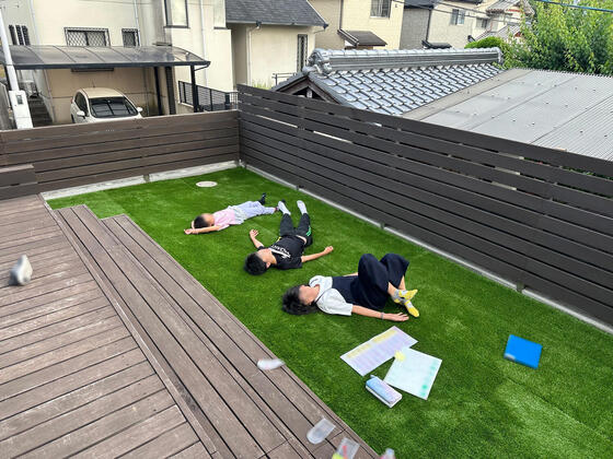 【堺市】天然芝→人工芝にお庭のリフォーム