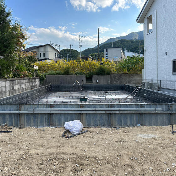 【香芝市】基礎工事が進んでいます②