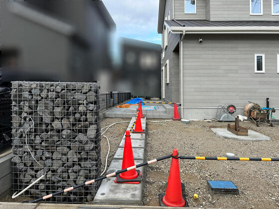 【広陵町】外構工事が進んでいます