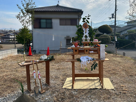 【橿原市】地鎮祭に参列しました