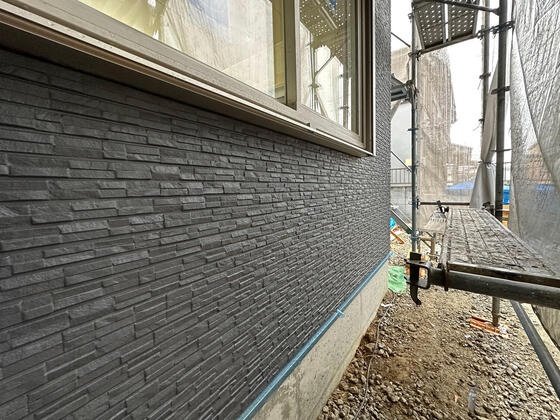【香芝市】40年品質の外壁を施工しています