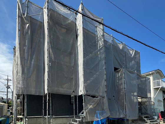 【奈良市西大寺】外壁を施工しました