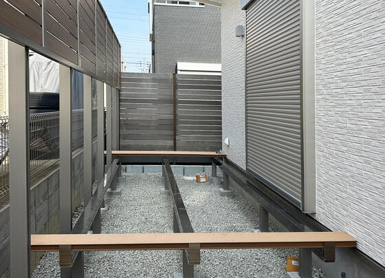 【京都府木津川市】　外構工事が進んでいます②