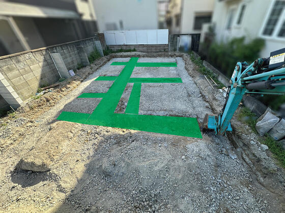 【松原市】基礎工事が始まりました