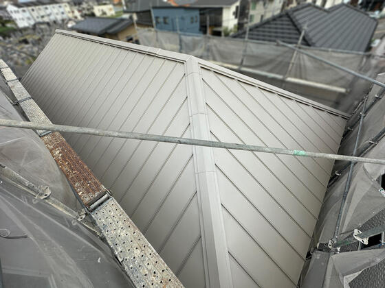 【松原市】屋根工事が完了しました
