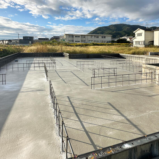 【香芝市】基礎工事が進んでいます-4