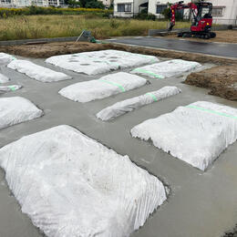 【香芝市】基礎工事が進んでいます-2