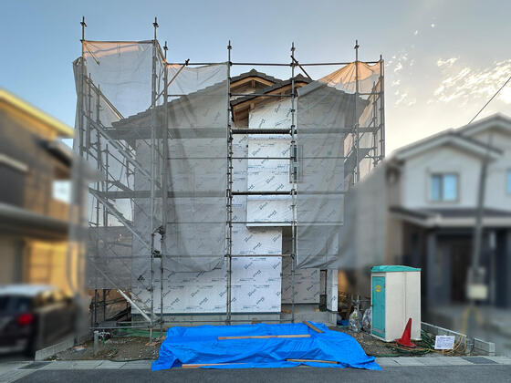 【香芝市】高耐久の透湿防水シートを施工しました