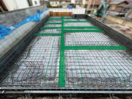 【奈良市】基礎の鉄筋が組み上がりました