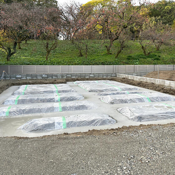 【香芝市】基礎工事が進んでいます