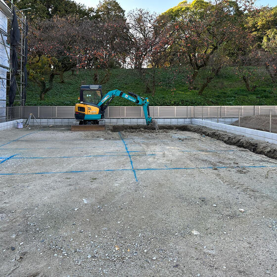 【香芝市】基礎工事が始まりました