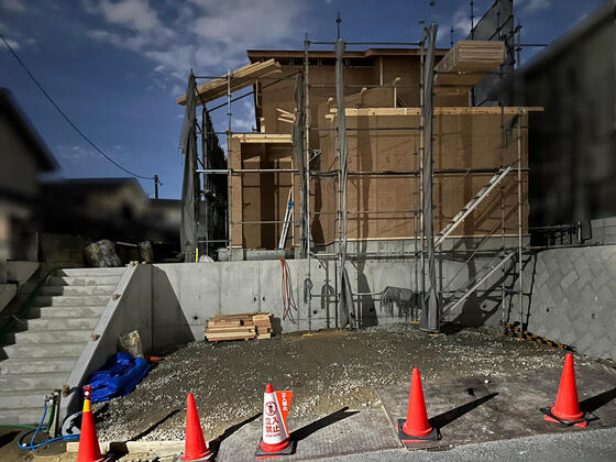 【奈良市】暖かい12月に上棟しました