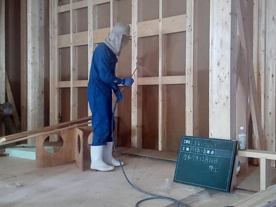 【奈良市】ホウ酸のシロアリ処理をしました