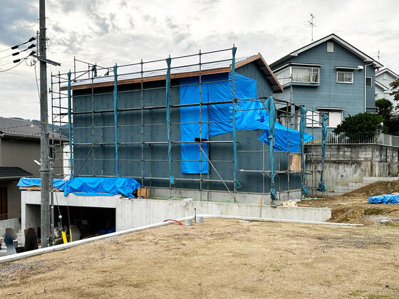 【平群町で建築中のZEH住宅】上棟しました