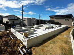 【平群町で建築中のZEH住宅】基礎工事が完了しました