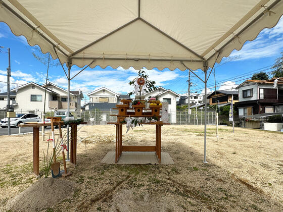 【奈良市疋田町】地鎮祭を執り行いました