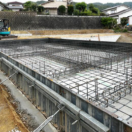 【平群町】基礎工事が順調に進んでいます