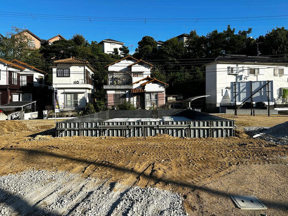 【奈良市疋田町】基礎工事が進んでいます